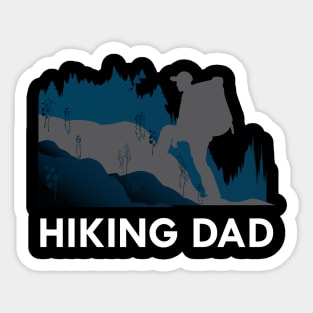 Hiking Dad Sticker